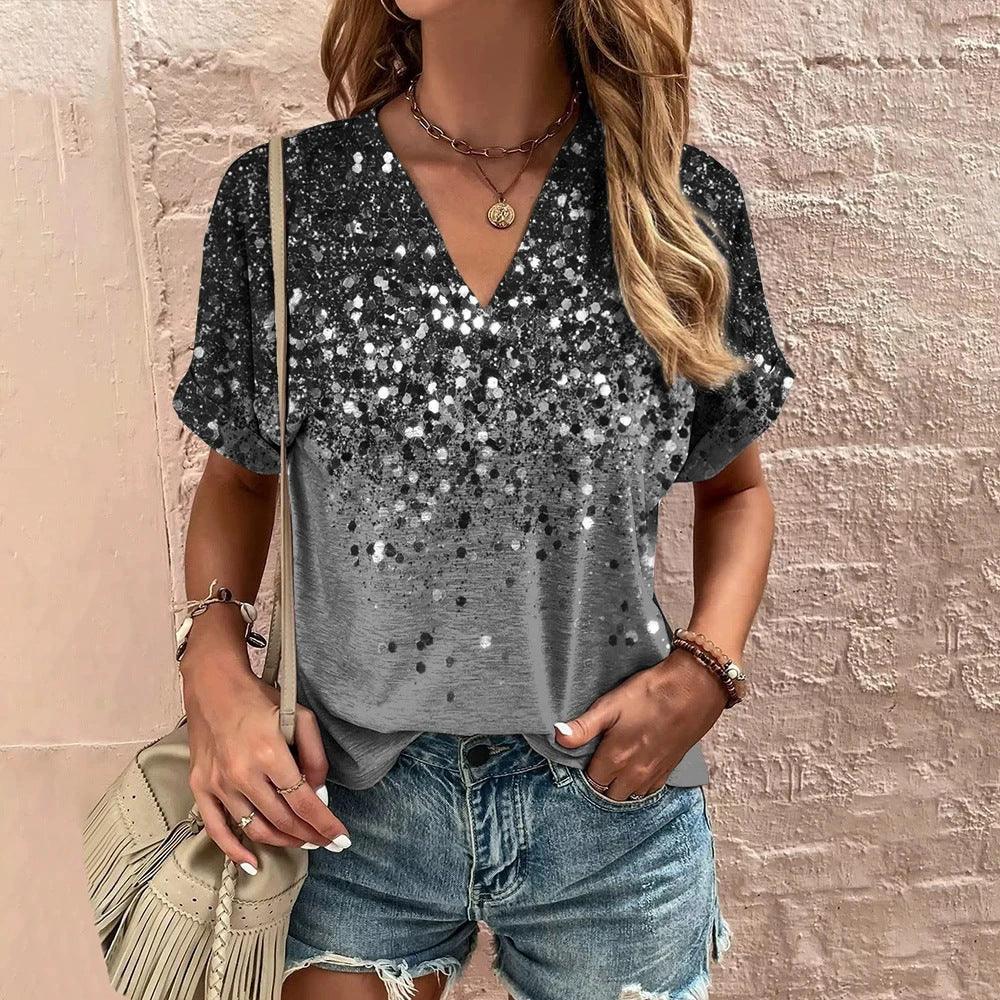 Leopard Print Casual T-Shirt for Women - Deviso