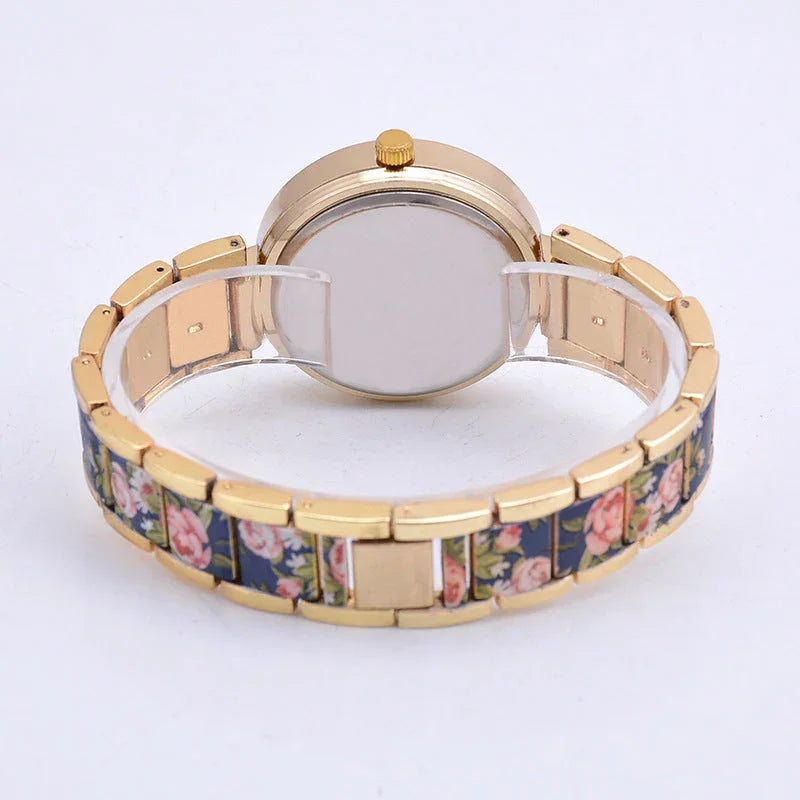 Women’s Fashion Printed Steel Watch