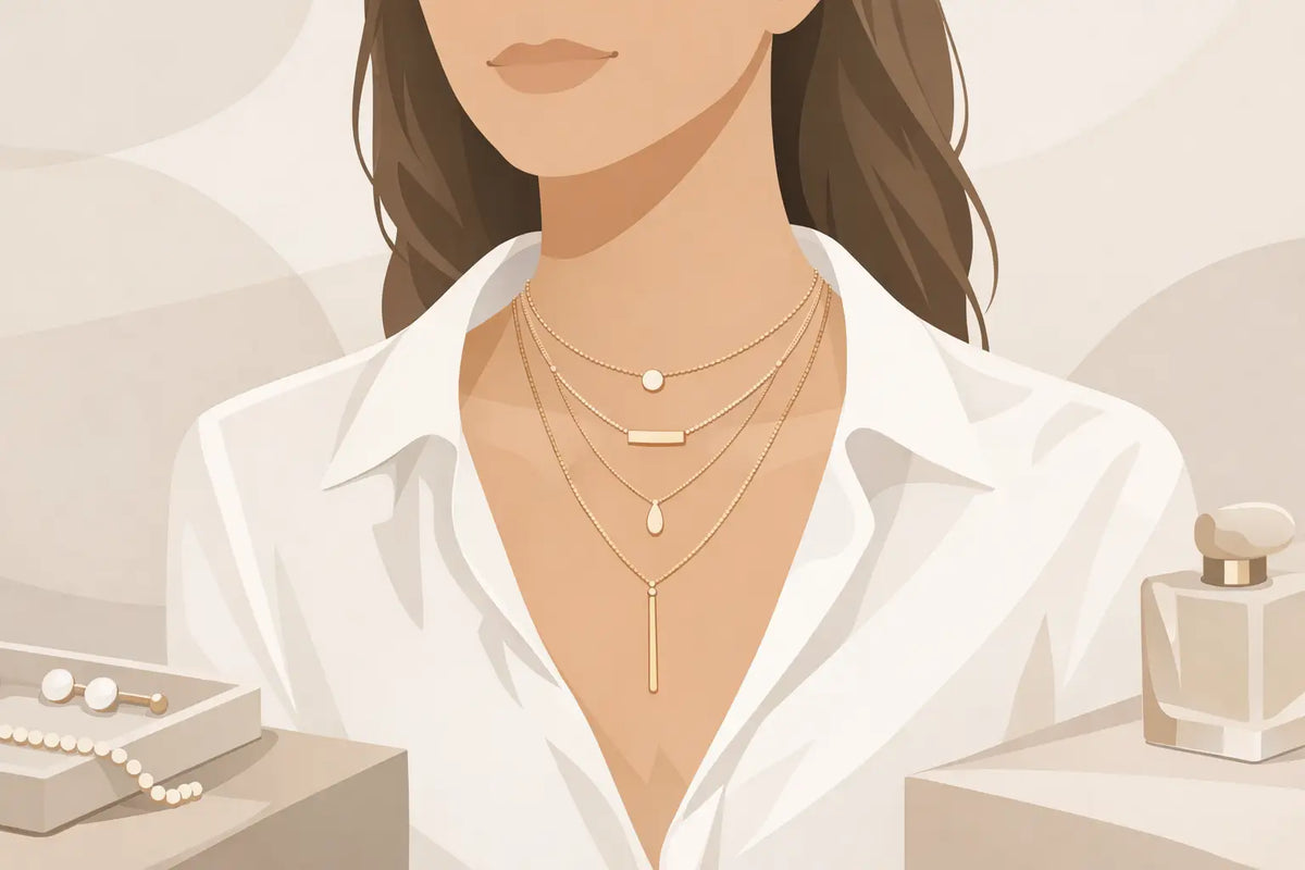 How to Layer Delicate Necklaces Like a Stylist