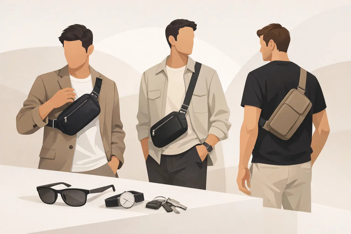 How to Wear Men Crossbody Bags With Style