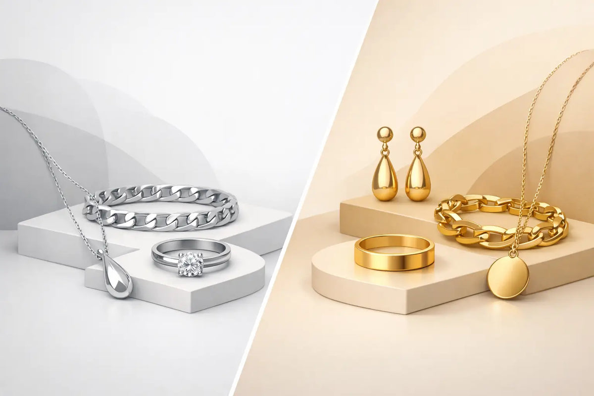 Silver Jewelry Versus Gold Jewelry Compared