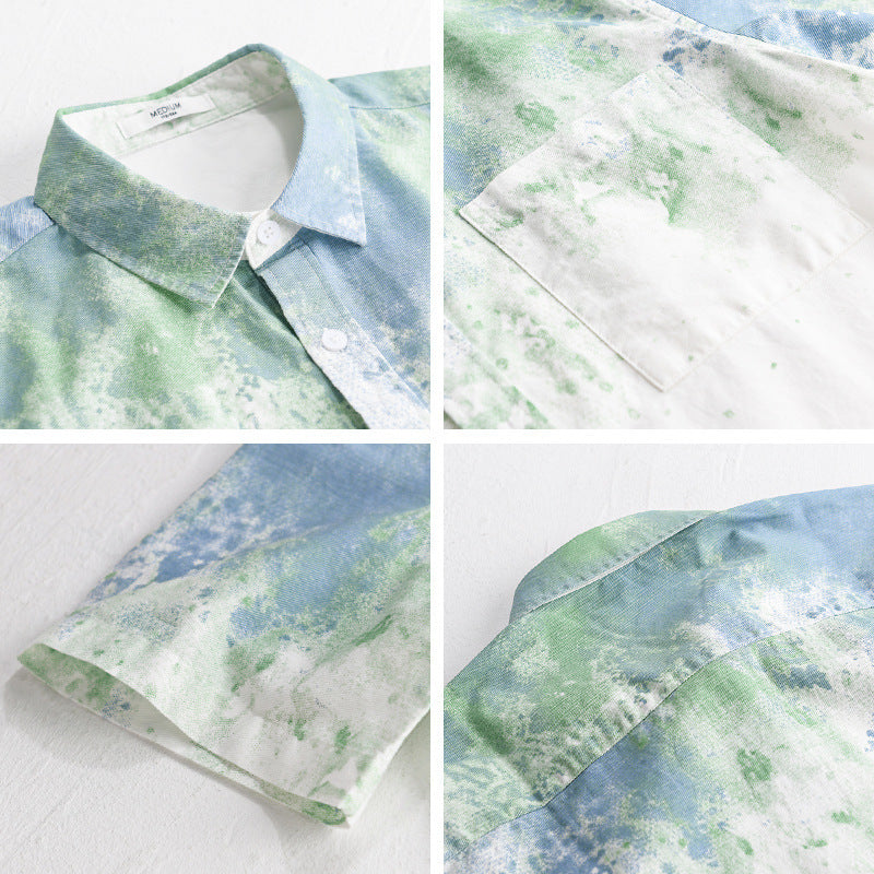 Men’s Pure Cotton Hanging Dyed Shirt - Deviso