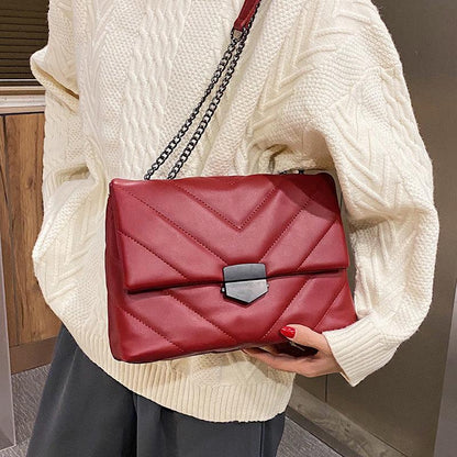 women’s embroidered PU leather crossbody bag