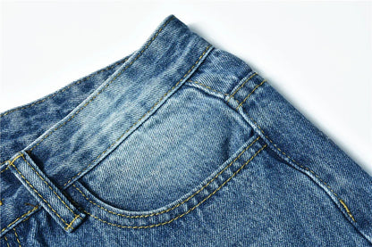 Ripped Jeans for Women | High Waist Distressed Denim Streetwear