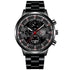 men’s stainless steel quartz watch