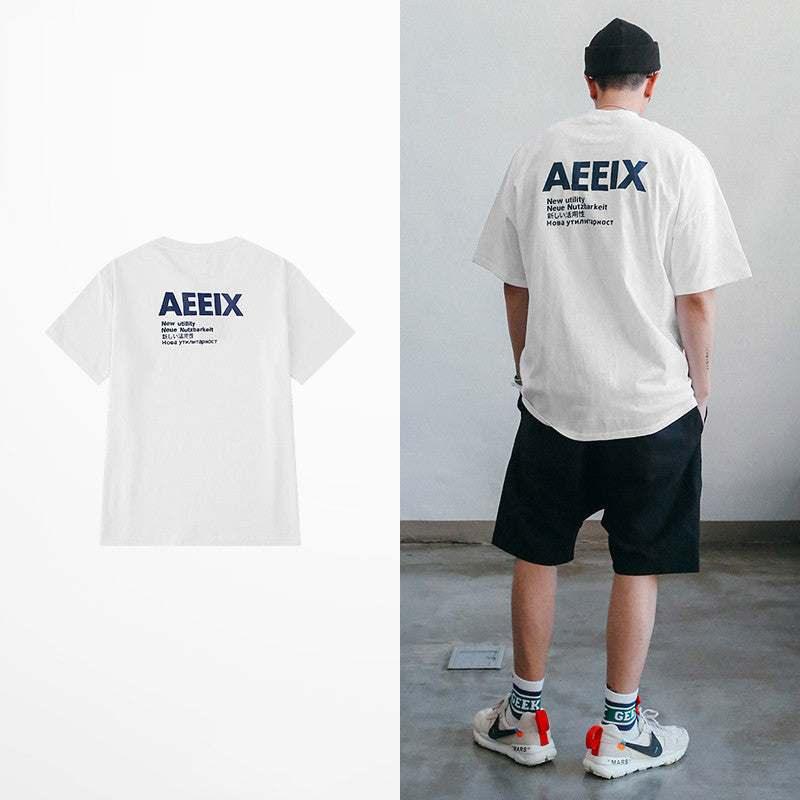 Men’s Aeelix printed loose-fit half-sleeve T-Shirt