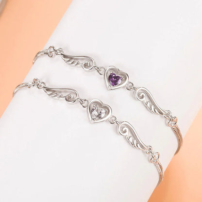 elegant women’s heart bracelet