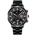 men’s stainless steel quartz watch