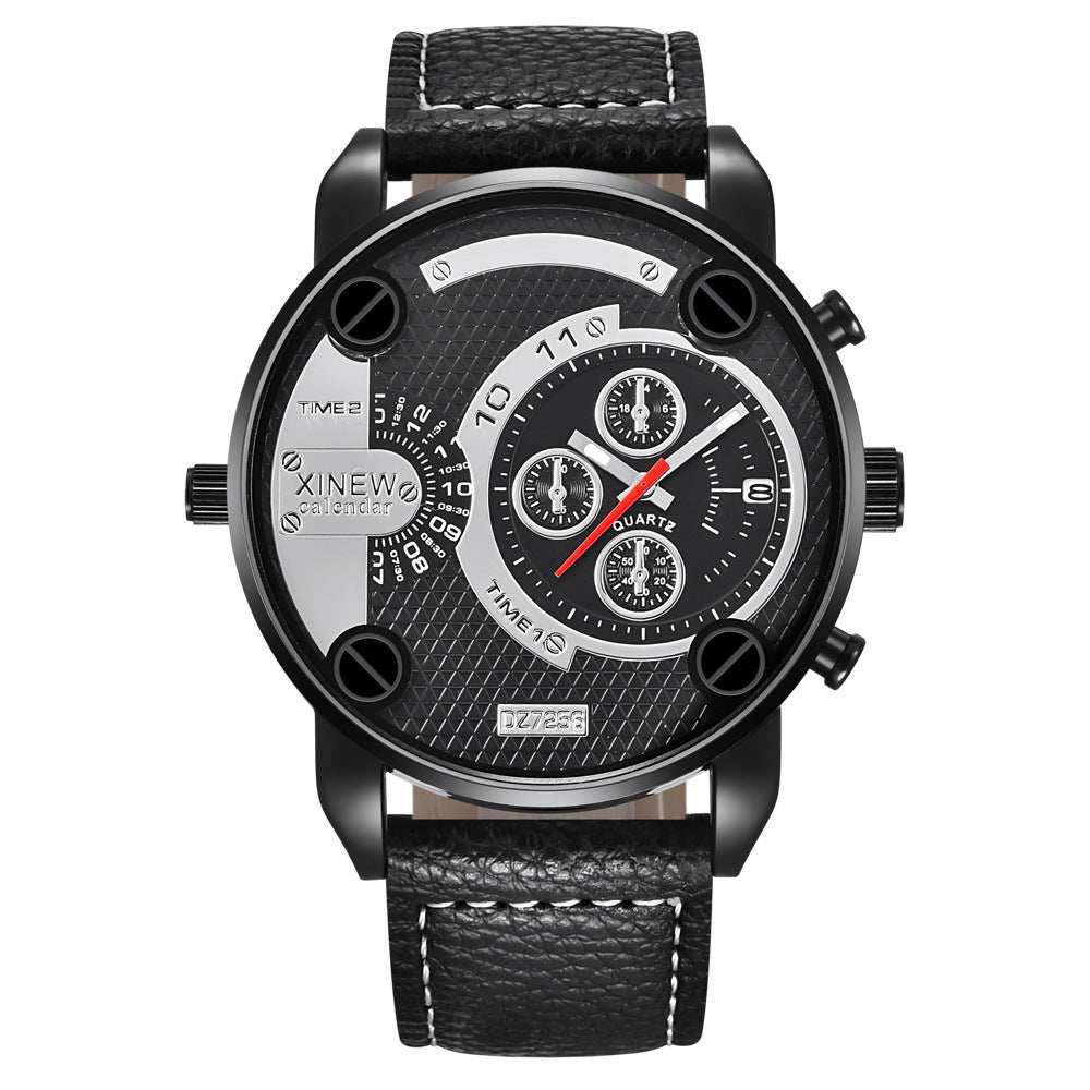 Men’s waterproof leather watch