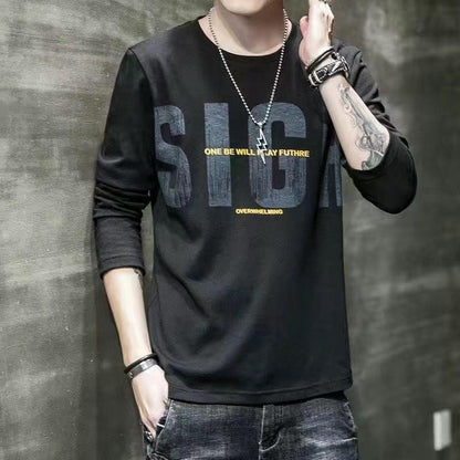 Men’s Slim Fit Long Sleeve T-Shirt - Deviso