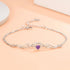 elegant women’s heart bracelet