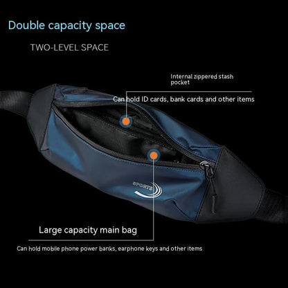men’s waterproof sports waist bag