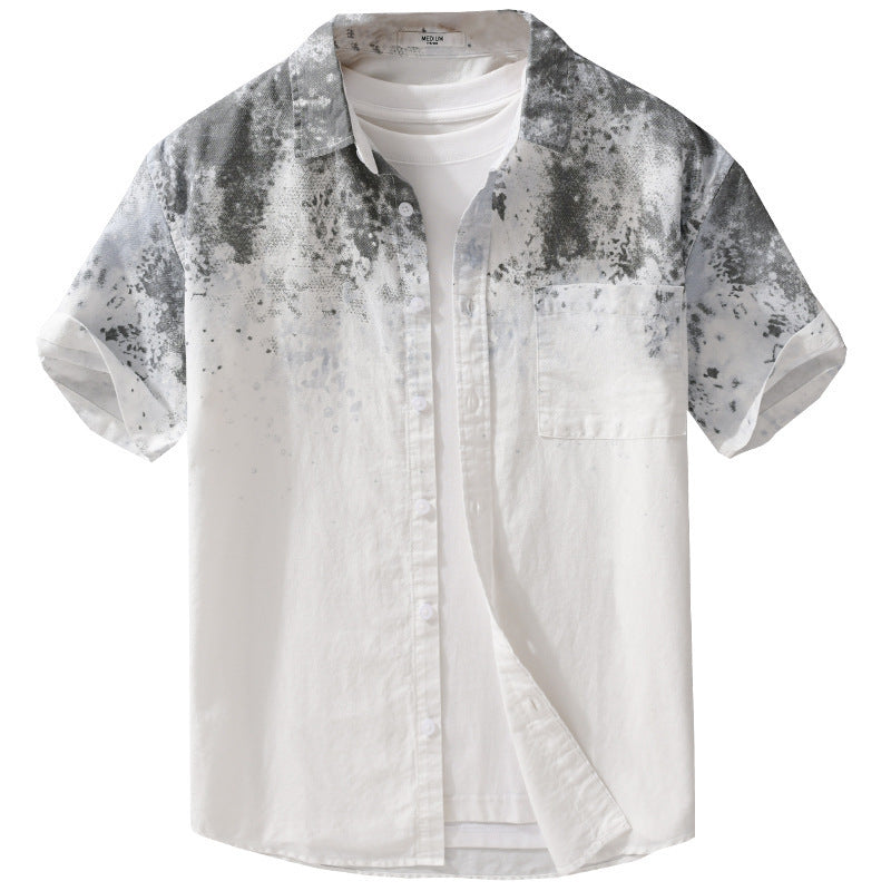 Men’s Pure Cotton Hanging Dyed Shirt - Deviso
