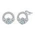 925 Silver Crown Stud Earrings - Deviso