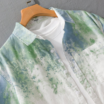 Men’s Pure Cotton Hanging Dyed Shirt - Deviso