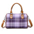 Plaid Barrel Shoulder Bag - Deviso