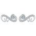 Sterling Silver Bow Stud Earrings - Deviso