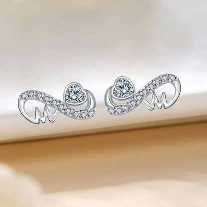 Sterling Silver Bow Stud Earrings - Deviso