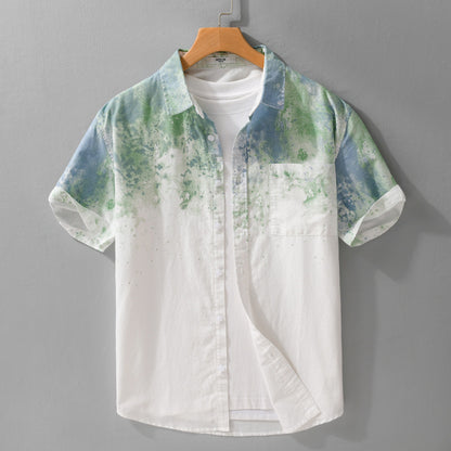 Men’s Pure Cotton Hanging Dyed Shirt - Deviso